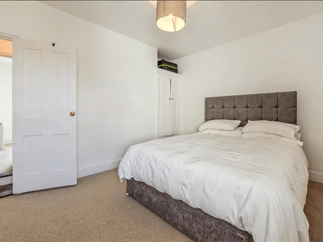 The property boasts a spacious bedroom