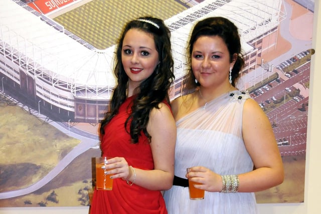 A photo before their prom at the Stadium of Light.