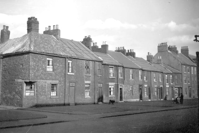 Houses in Silver Street in 1953.