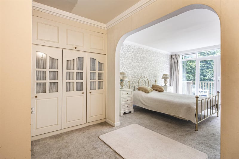 This is the master bedroom comes with a dressing area, with plenty of wardrobe space.