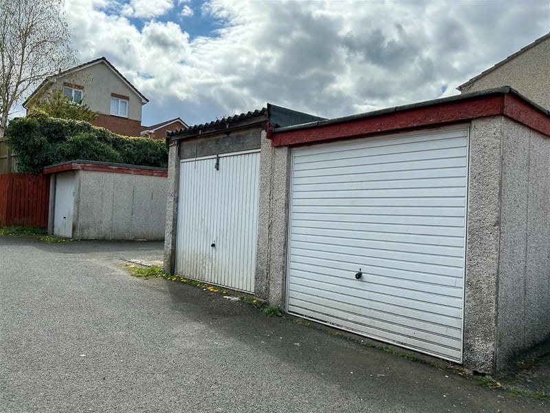 The garage external to the property