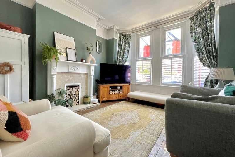 The spacious and airy sitting room would be a peaceful place to relax, watch TV or entertain friends at the end of a long day.