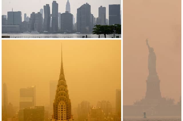 New York City has been covered in smoke due to wildfires in Canada.