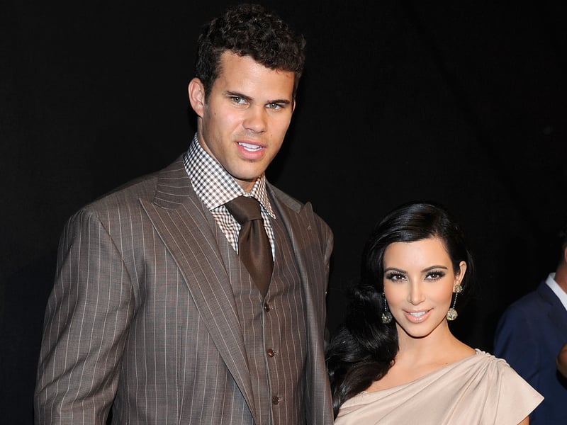 Kardashian met basketball player Humphries in December 2010. Six months after they met, he famously proposed to her during an episode of Keeping up with the Kardashians and they married in August 2011. The union was one of the shortest celebrity marriages in history, however, and Kardashian filed for divorce after just 72 days. The divorce was finalised in 2013. Photo by Getty Images.