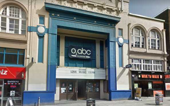 The O2 ABC closed down in 2018 after the building was damaged by fire from Glasgow School of Art. The building was originally a cinema before being converted into a gig venue. 