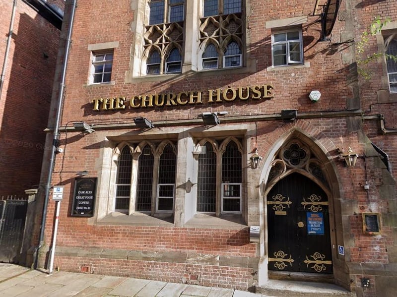 The Church House is very close to the Cathedral. Users on Reddit have said the landlord takes pride in his pints of Guinness.