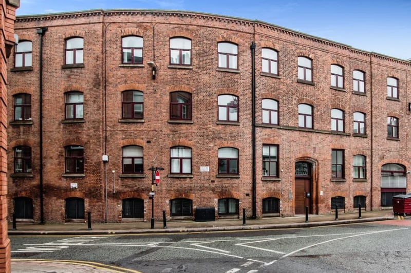 The flat is the penthouse apartment inside the iconic Junction Works