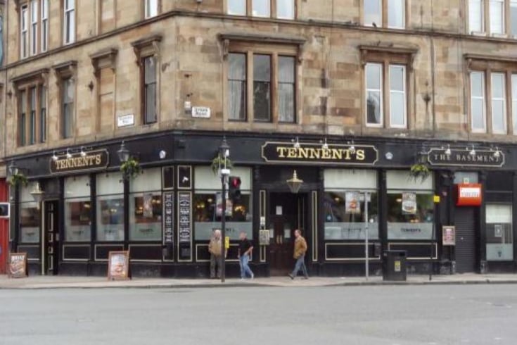 Tennent’s Bar, an old West End favourite,  it’s been listed in the CAMRA guide for over 25 years.