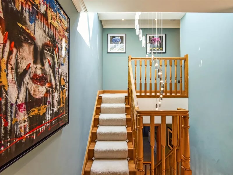 Staircase leading to first floor