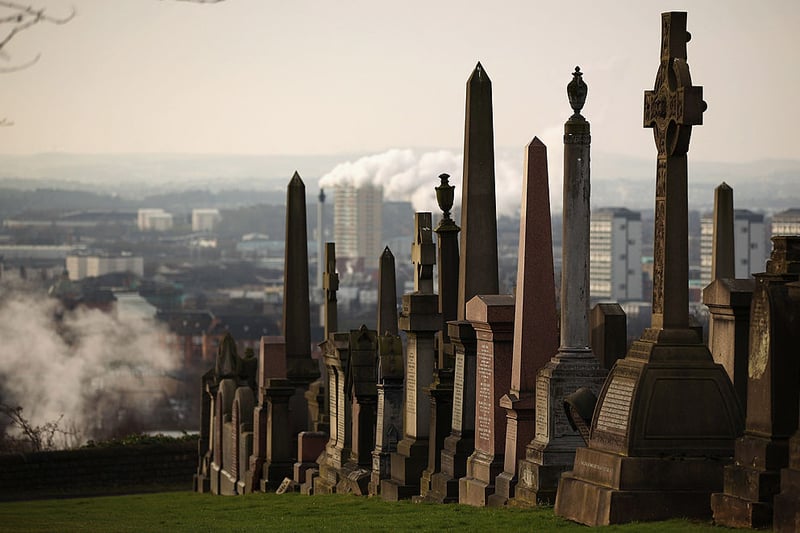 The view over the East End and City Centre is well worth the short cultural trek up the necropolis, it also gives you an astounding view of Glasgow Cathedral in all its glory.