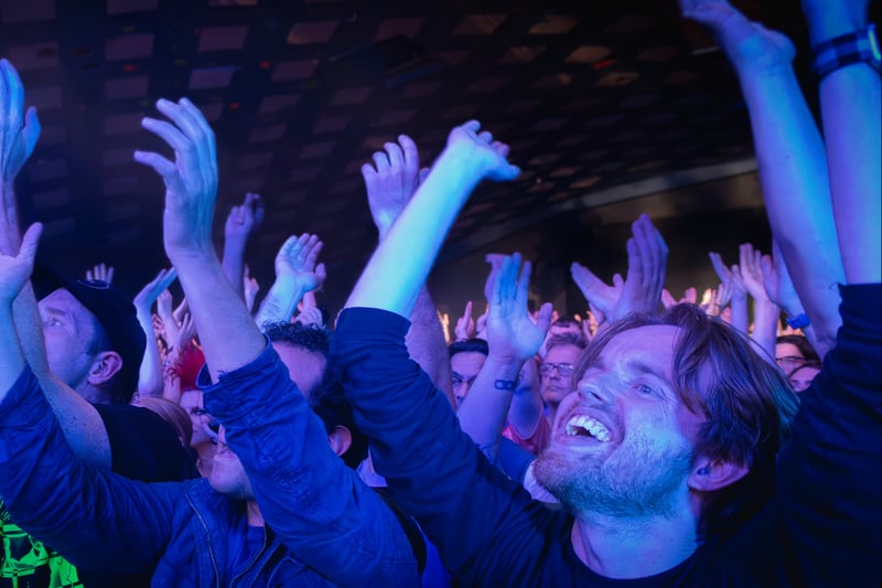 Fans went wild for the show after going a year without the Glasgow band in the city.