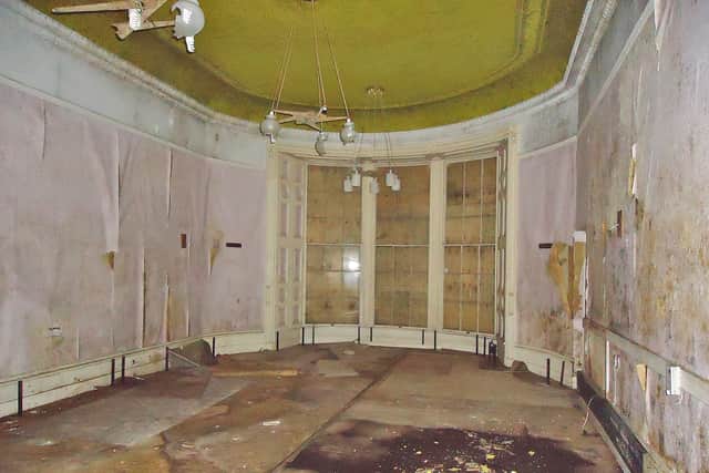 The dilapidated state of Roswarne House when it was taken over by the couple.