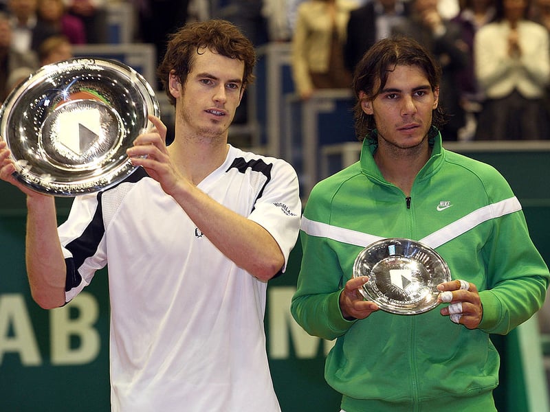 Murray's fist final win over future tennis great Rafael Nadal came in the ABN AMRO World Tennis Tournament at the Ahoy Centre, Rotterdam, in February 2009.