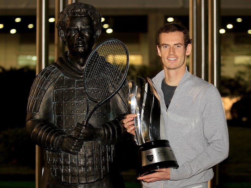 Andy Murray vanquished David Ferrer of Spain in the final of the Shanghai Rolex Masters at the Qi Zhong Tennis Centre in Shanghai, China. It was his fifth and final win of the year.