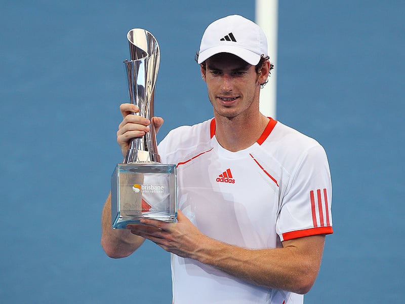 2012 was destined to be a big year for Andy Murray, starting with a win in January at the Brisbane International at Pat Rafter Arena in Brisbane. He beat Alexandr Dolgopolov of the Ukraine in the final.