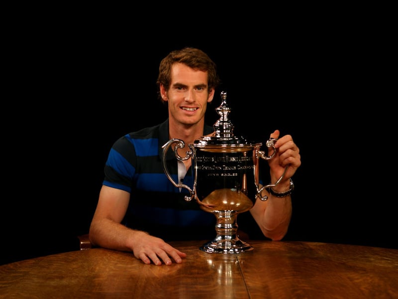 Andy Murray's long-awaited maiden major championship win came at the 2012 US Open. In an epic final he beat defending champion Novak Djokovic in five sets 7–6(12–10), 7–5, 2–6, 3–6, 6–2.