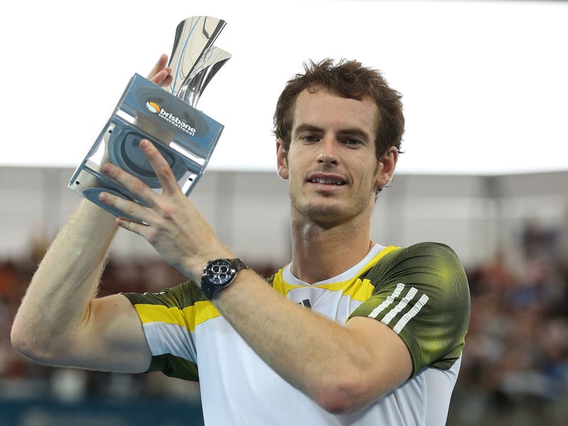 2013 started in the same way as 2012 for Andy Murray - with a win at the Brisbane International after beating Grigor Dimitrov of Bulgaria in the final.