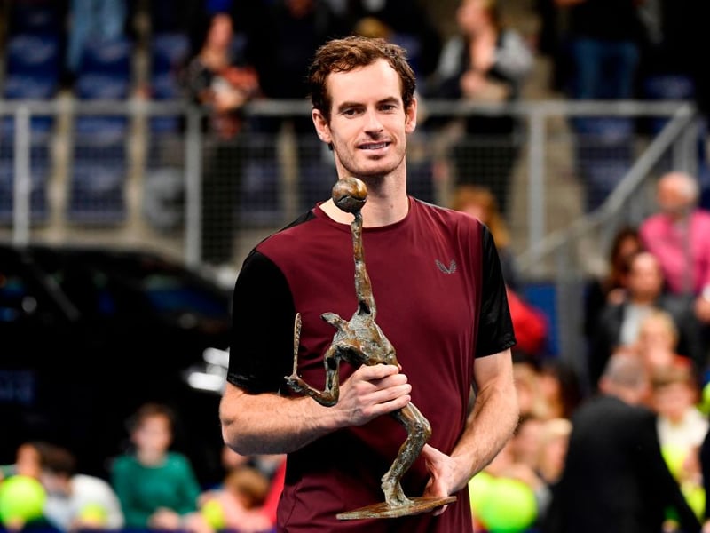 Andy Murray's last ranking singles title - to date - came at the 2019 European Open ATP Antwerp. He beat Switzerland's Stanislas Wawrinka in the final.