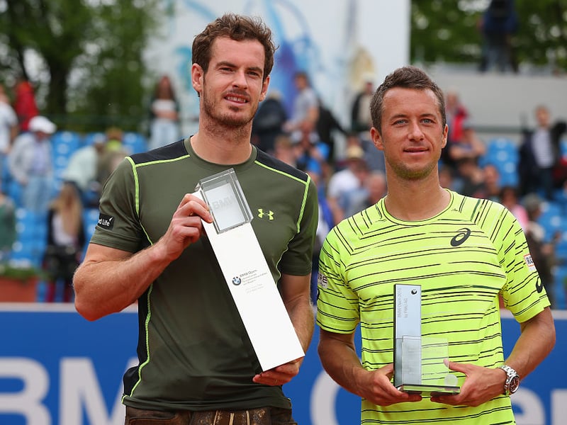 Murray had to wait until May for his first trophy of 2015, beating Philipp Kohlschreiber of Germany in the final of the BMW Open at Iphitos tennis club in Munich.