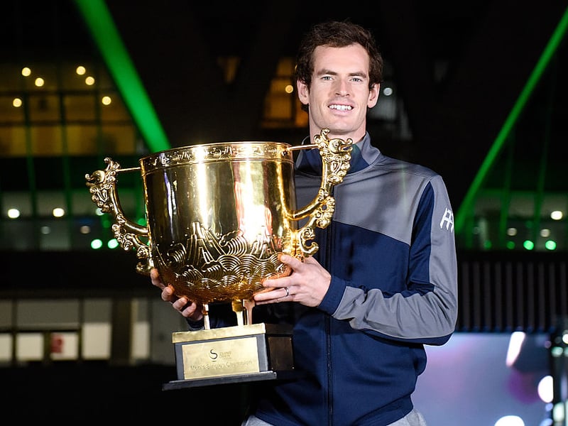 Andy Murray's fifth win of 2016 came in the China Open at the China National Tennis Centre in Beijing. He beat Grigor Dimitrov of Bulgaria in the final.