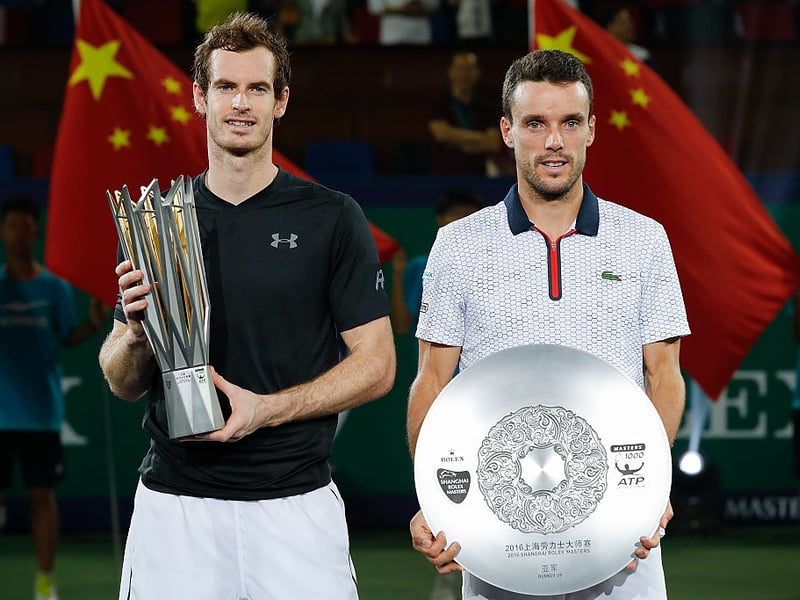 A final win over Roberto Bautista Agut of Spain gave Murray his sixth title of the year - the Shanghai Rolex Masters at Qi Zhong Tennis Centre in Shanghai, China.