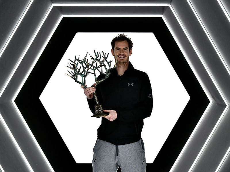 Murray's dream 2016 continued with a final win over John Isner of the United States to lift the BNP Paribas Masters at Palais Omnisports de Bercy in Paris.