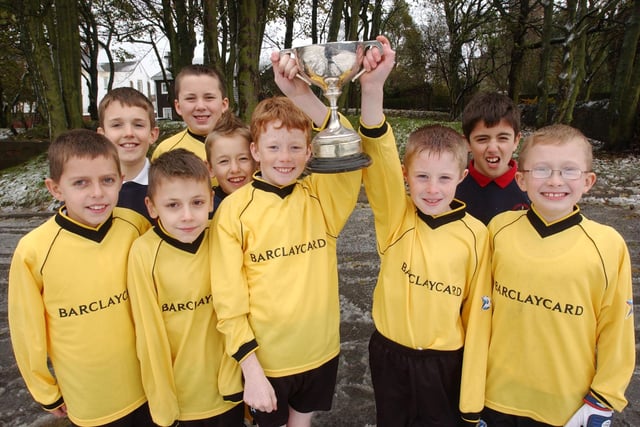 Easington CofE Primary won the Eden Colliery Leadgate Cup in 2005.