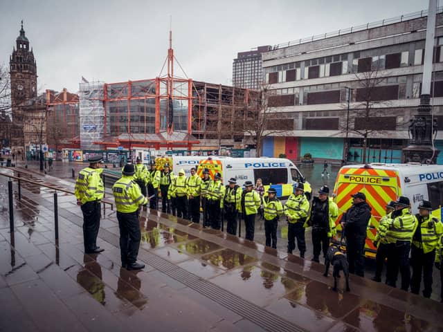 Supt Benn Kemp said the size of the policing teams in Sheffield city centre have doubled over the last 10 months 