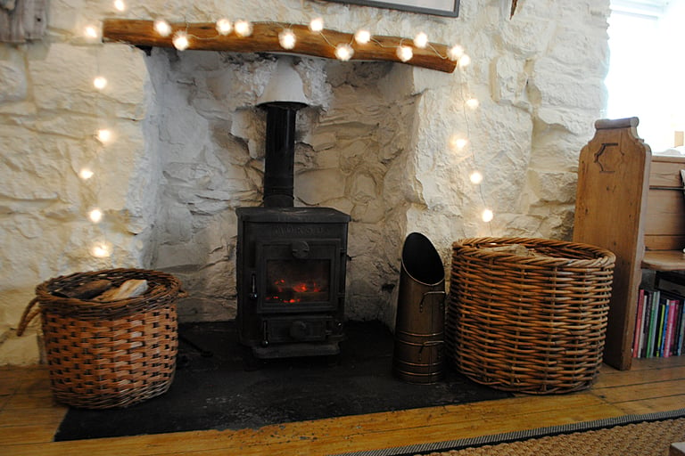 The living area is heated by a traditional log burner - keeping things toasty no matter what the Skye weather brings.