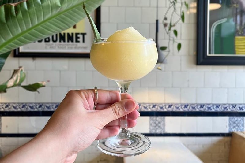 Summer drinks inspired by Miami Beach, enjoyed in Partick - look for a pineapple or strawberry daiquiri. Order with fried chicken in Sichuan hot sauce.