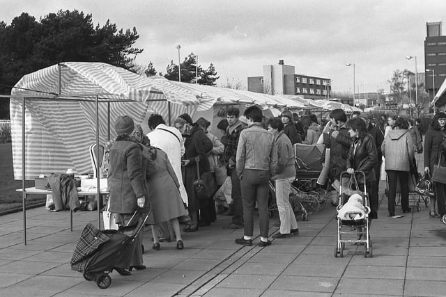 It's the Peterlee Open Market in 1982.