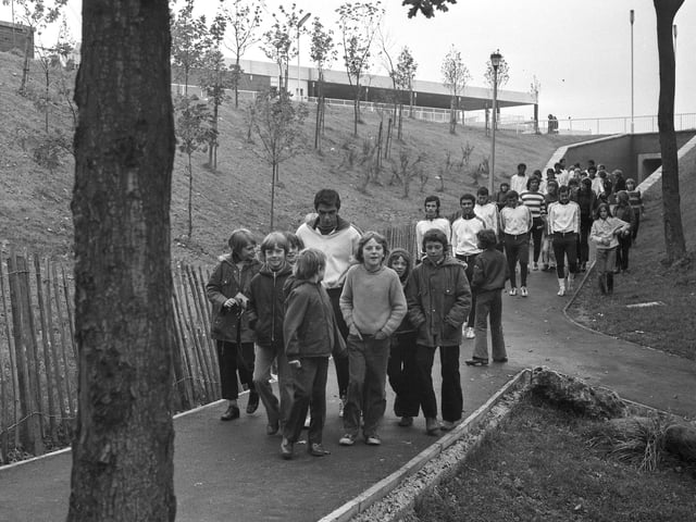 The Sporting Lisbon team stayed in Peterlee before their European Cup Winners Cup tie with Sunderland in 1973.