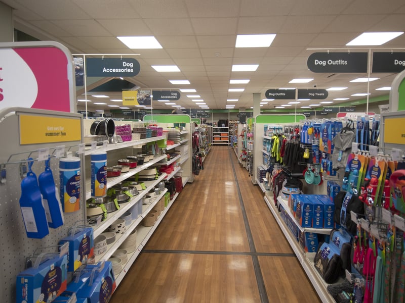 This is the first  Pets at Home store in the UK to be unveiled in the major retailer’s new brand identity.