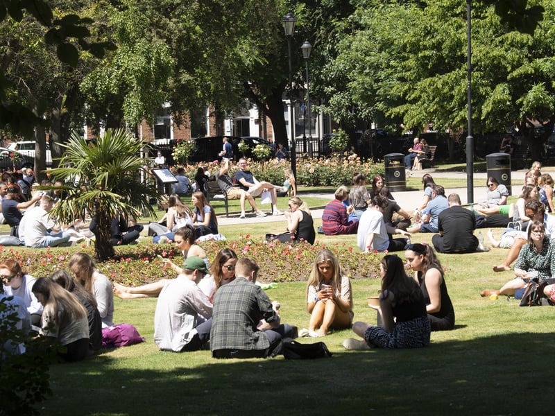 Leeds saw another scorching day on Wednesday with temperatures reaching 26°C.