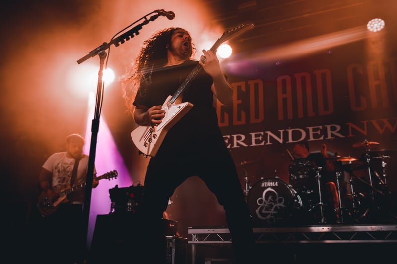 Coheed & Cambria are a New York based metal band who are known for their unsettlingly high-pitched vocals and well-placed melodies - their lyrics cover themes of political corruption and war in the hi-tech distant past.
