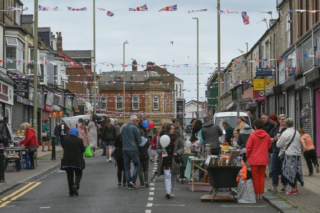 The Jubliee festival held on Frederick Street.