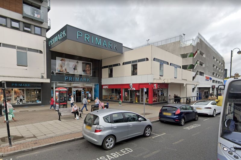 Primark Uxbridge is at 1 Chequers Mall. Uxbridge station is on the Piccadilly and Metropolitan lines. (Google Maps)
