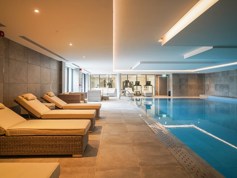 Being a resident of the Hallam Towers development gives you access to this pool