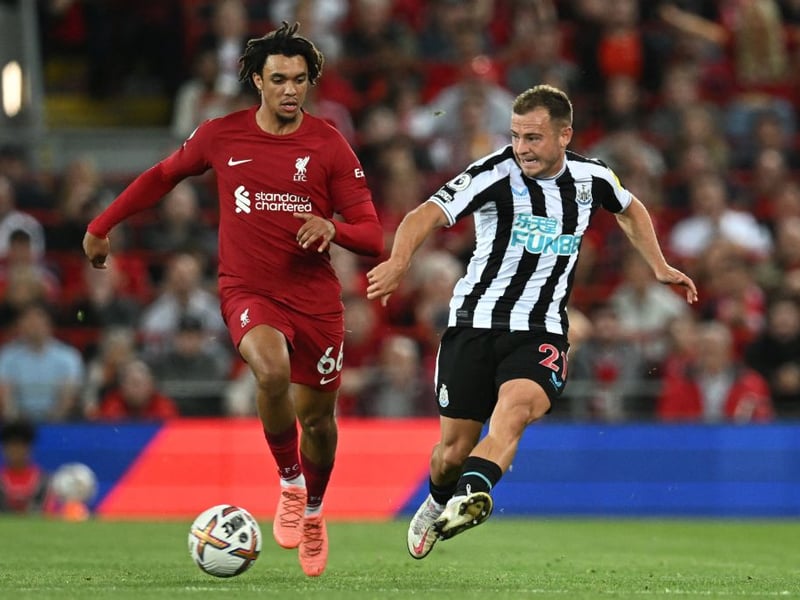 On loan from Newcastle United
