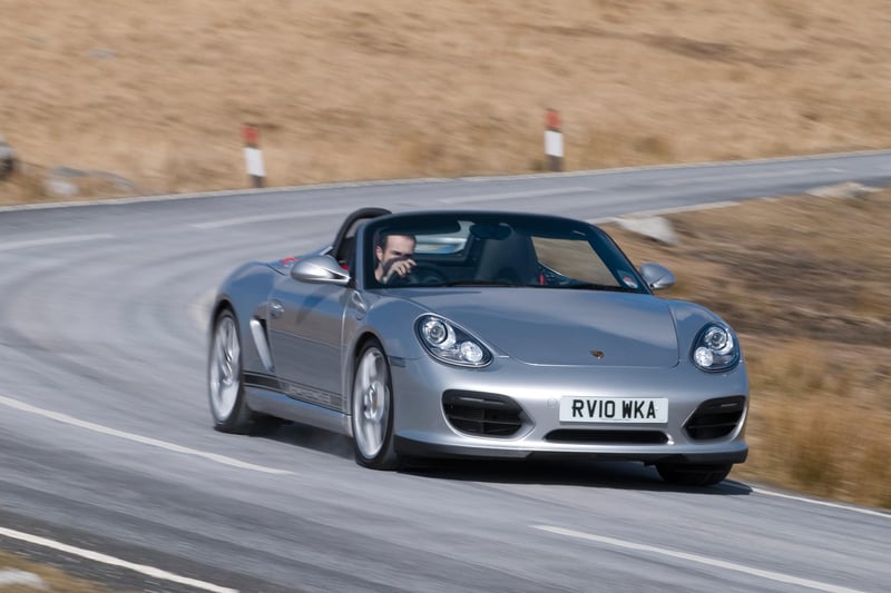 If driving fun takes a back seat in the Saab, it’s front and centre in the Porsche Boxster. The styling of early models is a little awkward but beneath the skin this is a brilliantly engineered sports car from one of the most consistent names in the business. The very cheapest examples are big-mile first-gen models but even better looking, more powerful second generation examples can be snapped up for less than £10,000. 