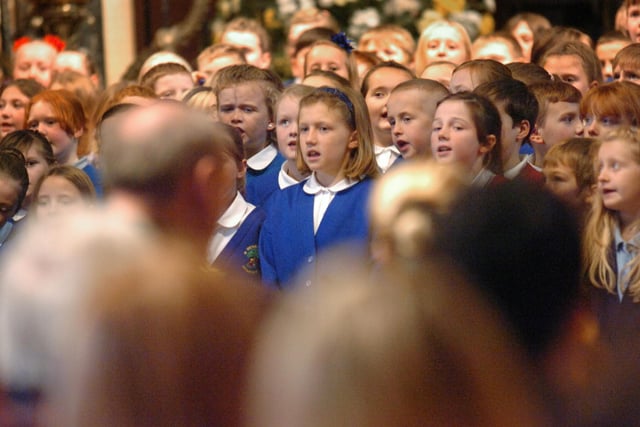 More than 250 Sunderland primary school pupils took part in a concert in Durham Cathedral arranged by the Cathedral's Music Outreach Programme in 2012.