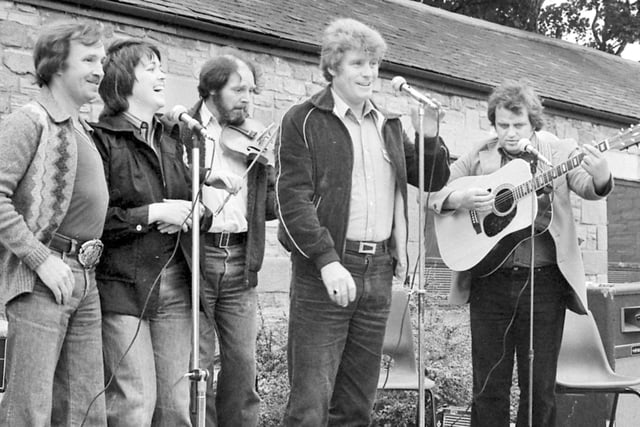 Washington group, the Davey Lamp,  at the town's first jazz and folk music festival in 1979.