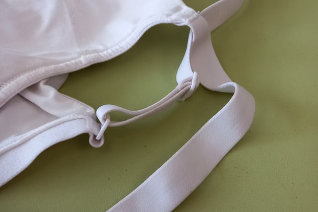 If you've spent all day pulling the straps up, adjust them before you put it in the wash, or you can guarantee you will have the same bother with it next time you wear it.