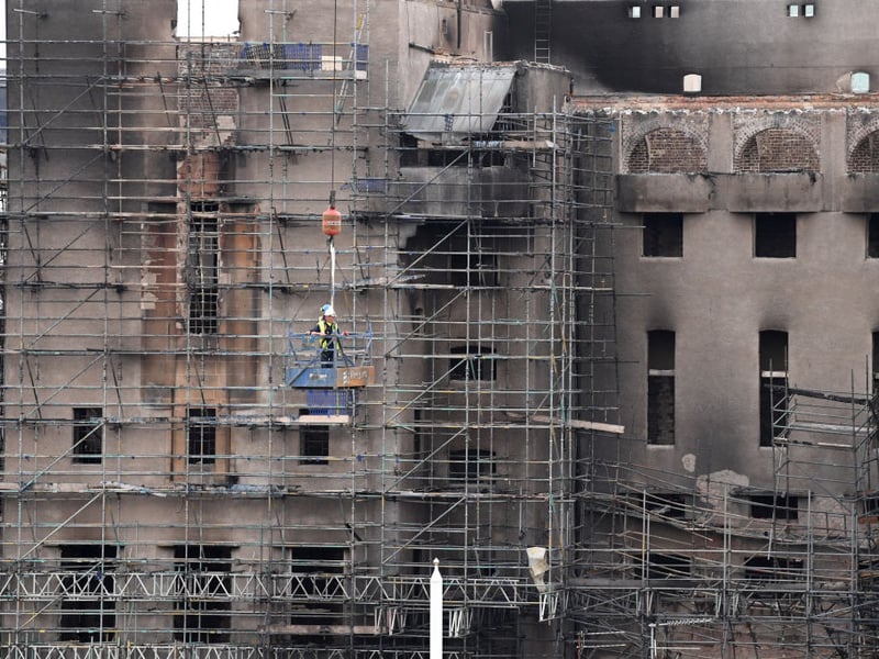 Scottish Parliament’s culture committee criticised the art school following the second blaze, claiming it did not bring in enough safeguarding measures to prevent a second blaze.