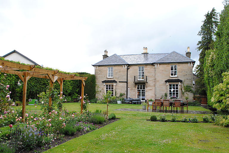 The Old Manse sits in extensive gardens.