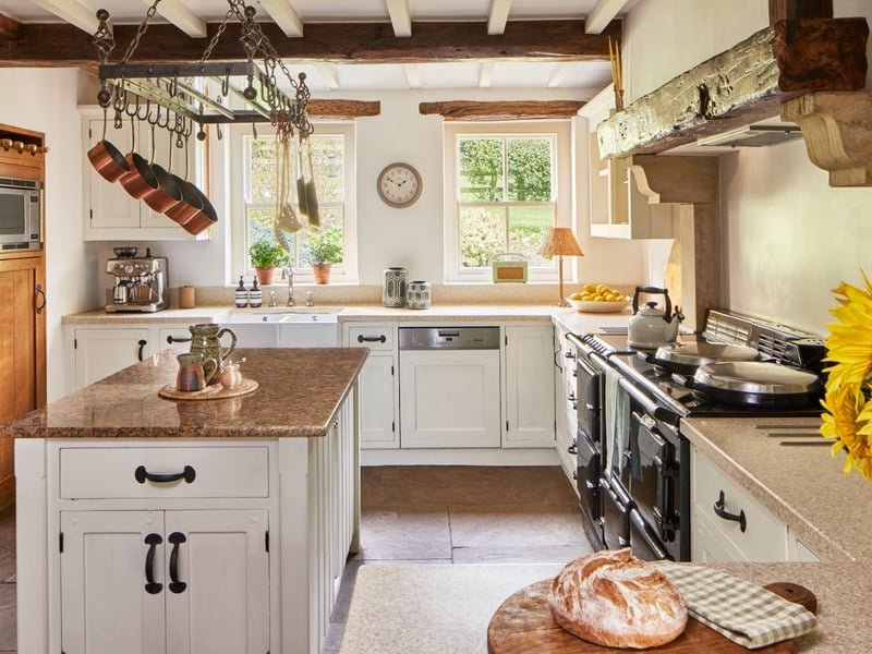 The main house has been renovated with finished in a contemporary style while maintaining its historical character.
