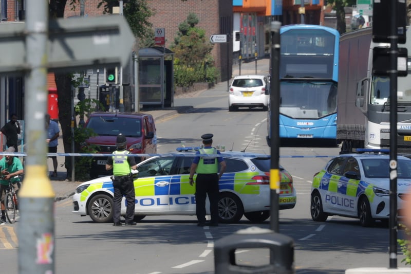 A woman and A boy were struck by a car on Kings Heath High Street on June 15. A 27-year-old man was arrested on suspicion of causing serious injury by dangerous driving and driving whilst unfit through drink/drugs. (Photo - LDRS) 