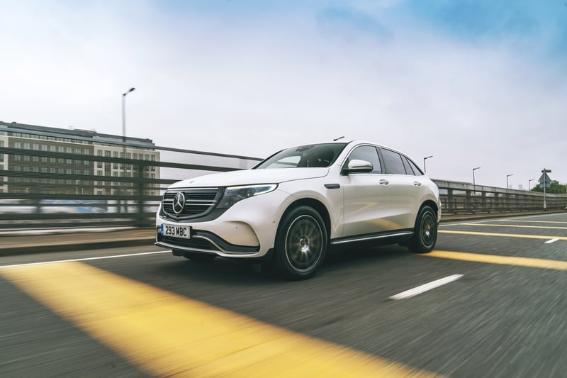 The EQA’s seven-seat sibling the EQB doesn’t make it onto this list, so if you want a more spacious electric Mercedes for towing your caravan then it’s a £20k jump to the EQC. A rival to the Q8 e-tron and Jaguar I-Pace, the EQC is also a four-wheel-drive SUV with just over 400bhp and a massive 561lb ft but its 80kWh battery offers just a shade over 250 mile of range and relatively low 110kW charging ability. 