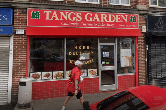Tangs Garden at 93 Chester Road, Sutton Vesey was given a 0 rating on May 10