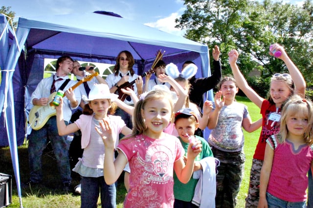 The pupils at Cheveley Park Primary School had a superb time at their Glastonbury themed festival in 2007.
